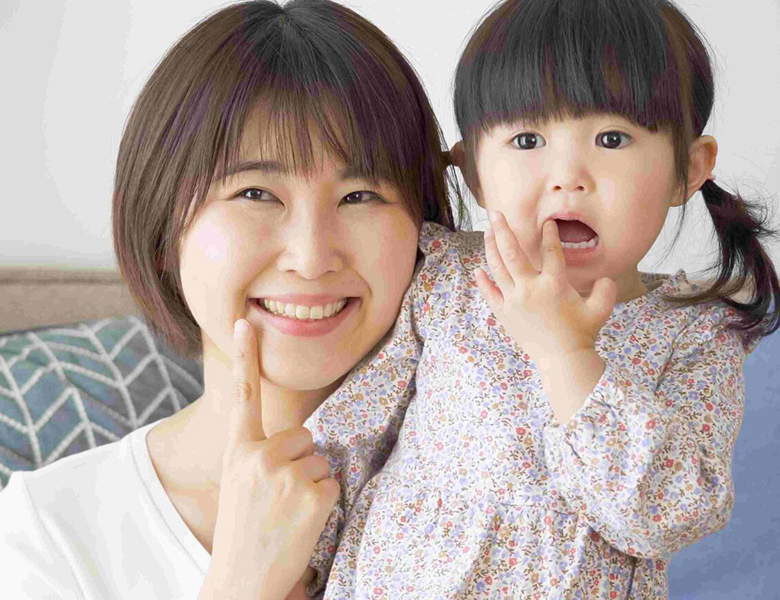 八千代緑が丘駅より徒歩1分の歯医者、公園都市プラザわかば歯科の小児歯科