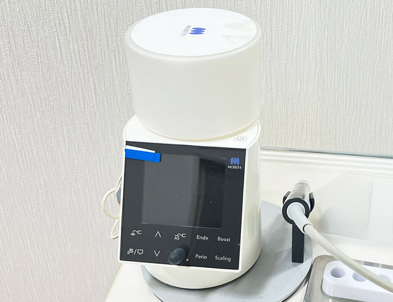八千代緑が丘駅より徒歩1分の歯医者、公園都市プラザわかば歯科の超音波スケーラー