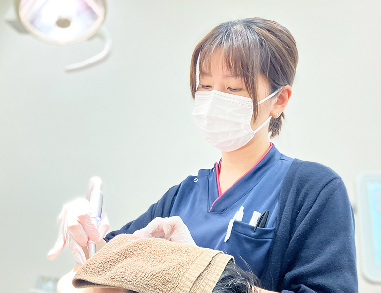 八千代緑が丘駅より徒歩1分の歯医者、公園都市プラザわかば歯科の歯周病治療