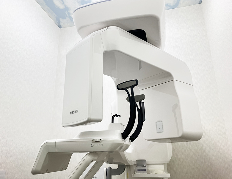 八千代緑が丘駅より徒歩1分の歯医者、公園都市プラザわかば歯科の歯科用CT